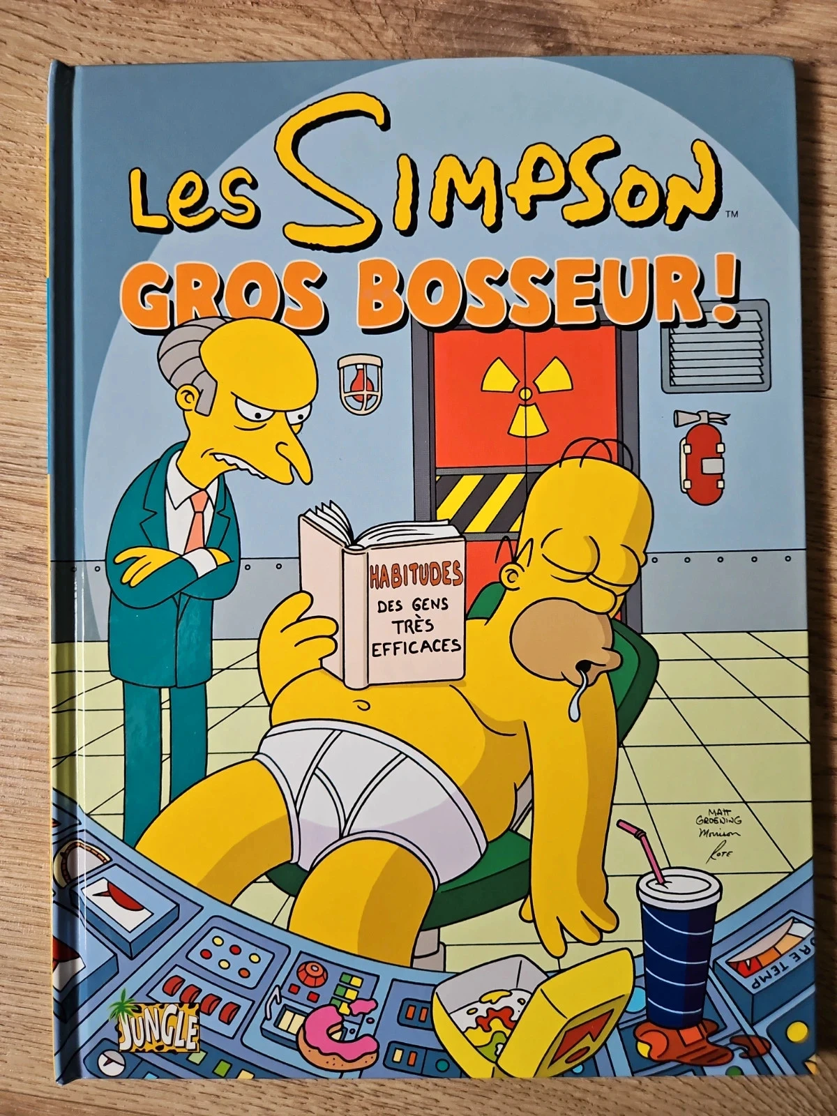 BD Les Simpsons. Gros bosseur !